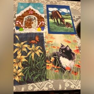 4 Garden Flags (bulk sale)